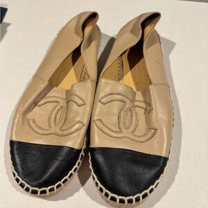Chanel Espadrille Flats size 39